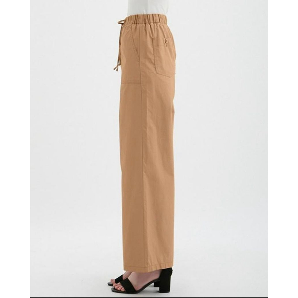 GU by uniqlo Cotton Wide Leg Pants