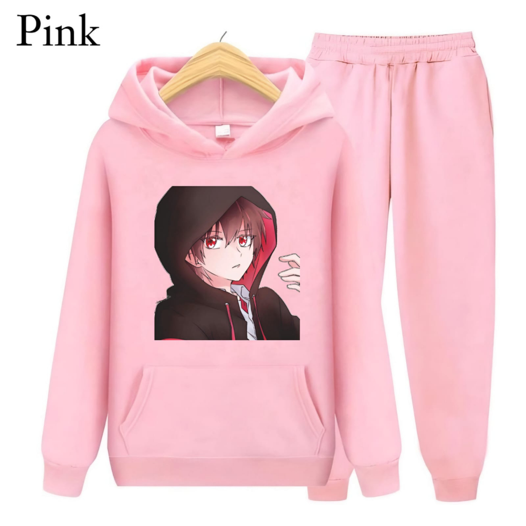 Setelan Sweater Hoodie Anak Anime Kagerou