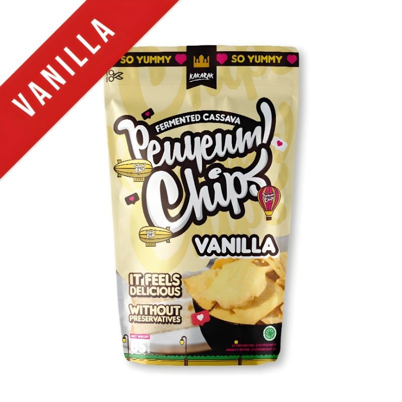 

KRIPIK PEUYEUM CHIPS KAKARAK - VANILLA