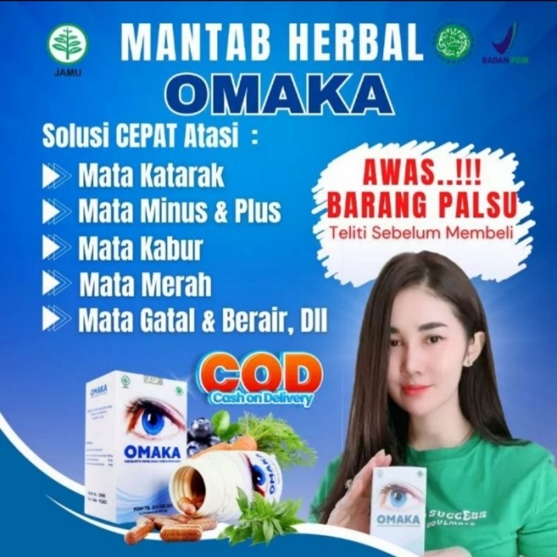 OMAKA Obat Mata Katarak, Plus, Minus, jamin sembuh
