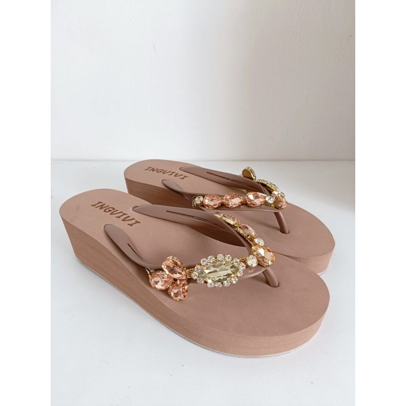 Sandal Swarovski Ingvivi wedges Polos Motif 5 cm 160-9A