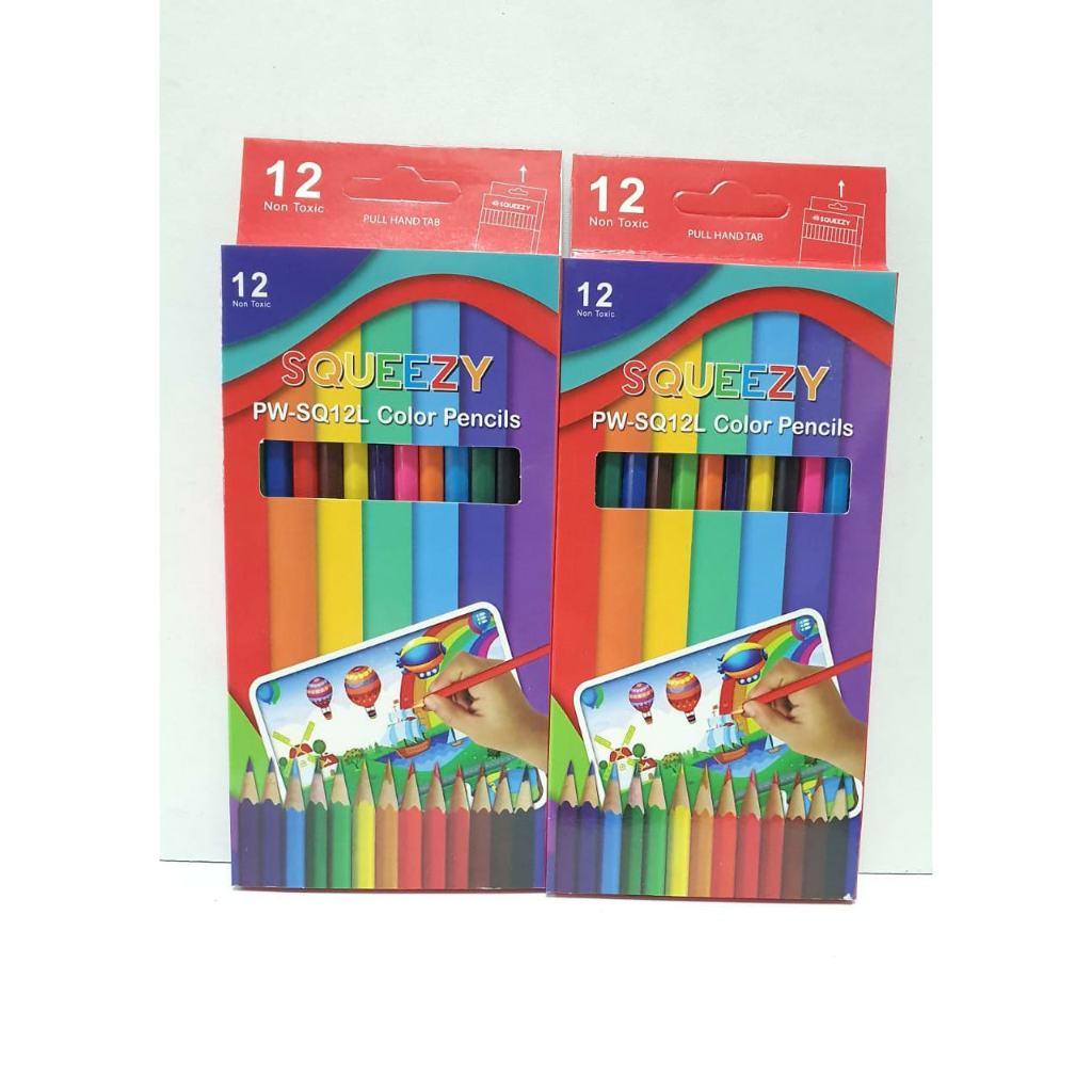 

Squeezy Pensil Warna 12 Panjang / Pensil Colour