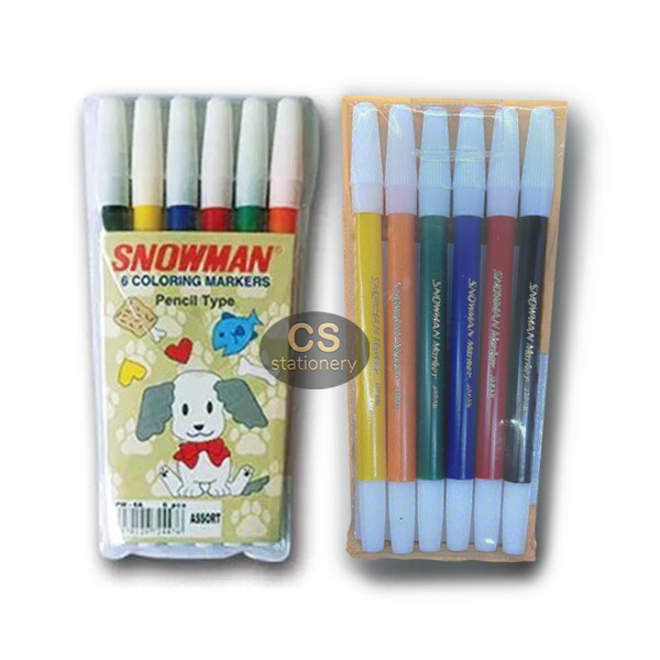 

Spidol Warna Snowman 6 Colours PW-6A