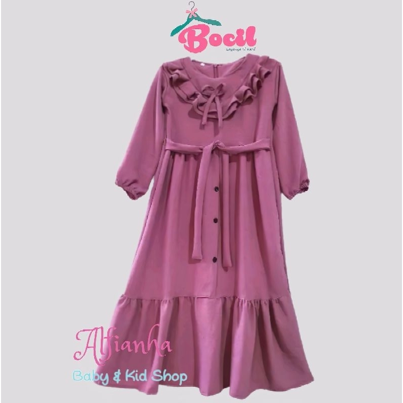 Gamis Anak Crinkle Premium/Gamis Polos Anak