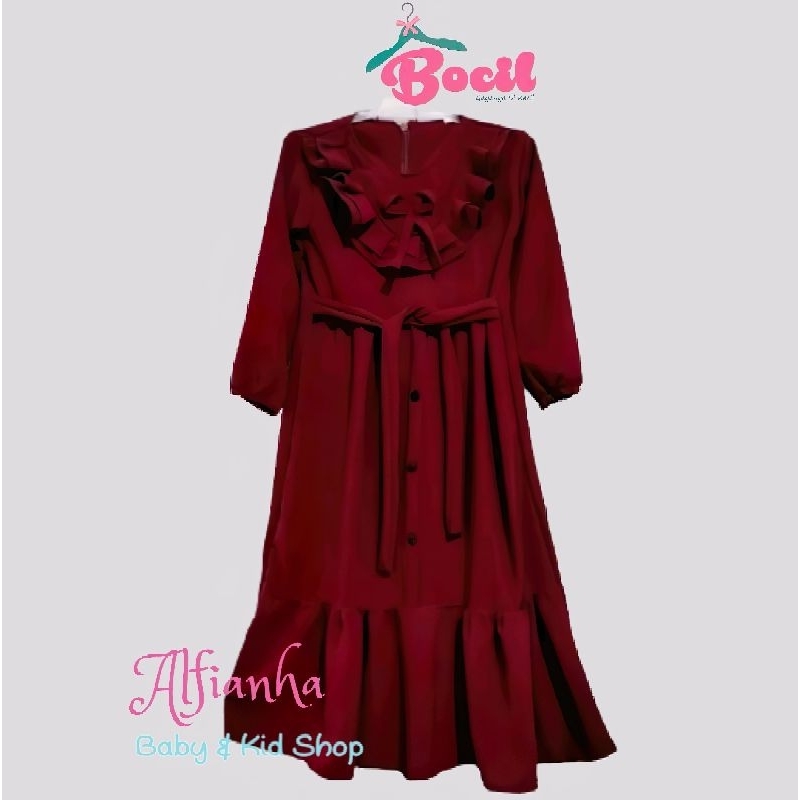 Gamis Anak Crinkle Premium/Gamis Polos Anak