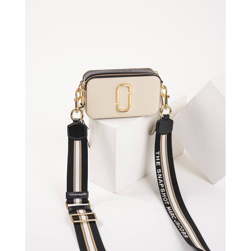 MJ Marc Jacobs The Snapshot Camera Bag New Cloud White Multi