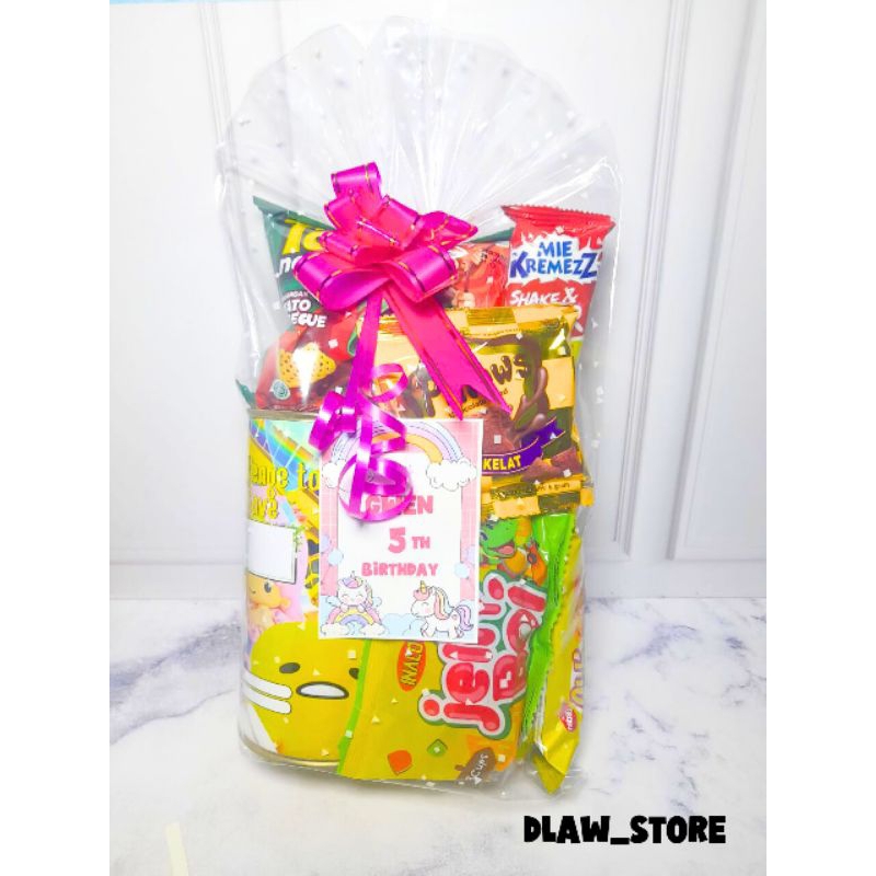Paket Snack Ulang Tahun Anak Dan Sovenir Celengan Hampers Murah Snack Ultah