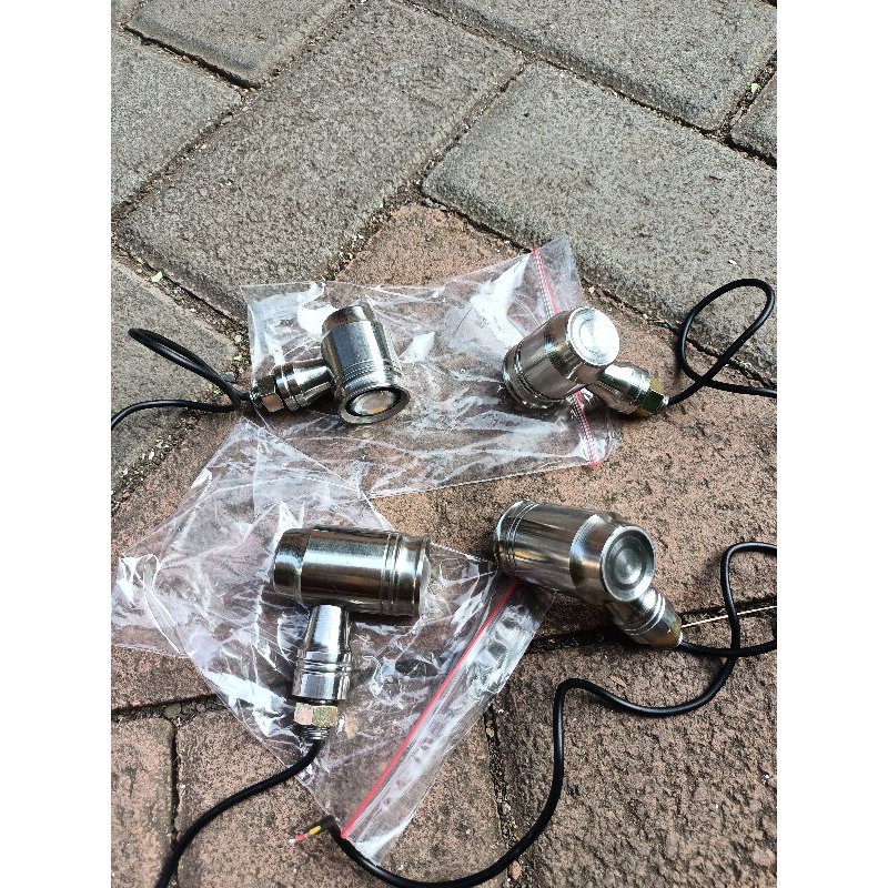 SEIN LED STAINLESS NEW MODEL /RITING LED STAINLESS PNP CB GL100/LAMPU SEIN CB STAINLESS