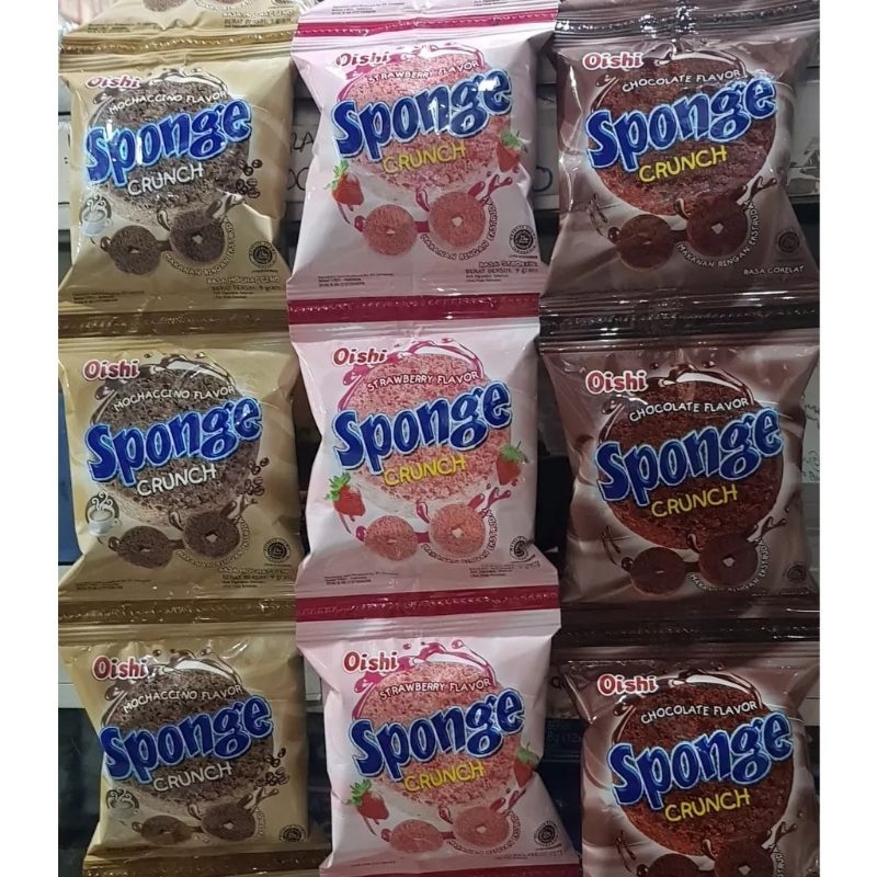 

Oishi Sponge Coklat / Strawberry 9gr (1 Renceng 10 Pcs) Cemilan murah dan enak