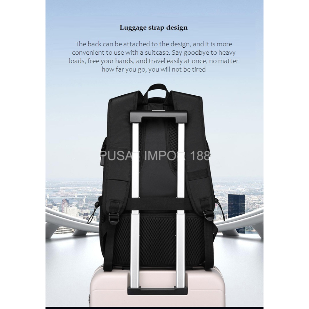 DRAB6013 Tas Laptop  PREMIUM / Tas punggung PREMIUM / Tas Multifungsi