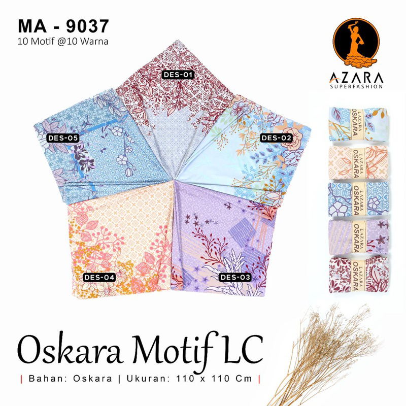 OSKARA MOTIF AZZAHRA ORIGINAL // VOAL MOTIF AZZAHRA ORIGINAL TERBARU