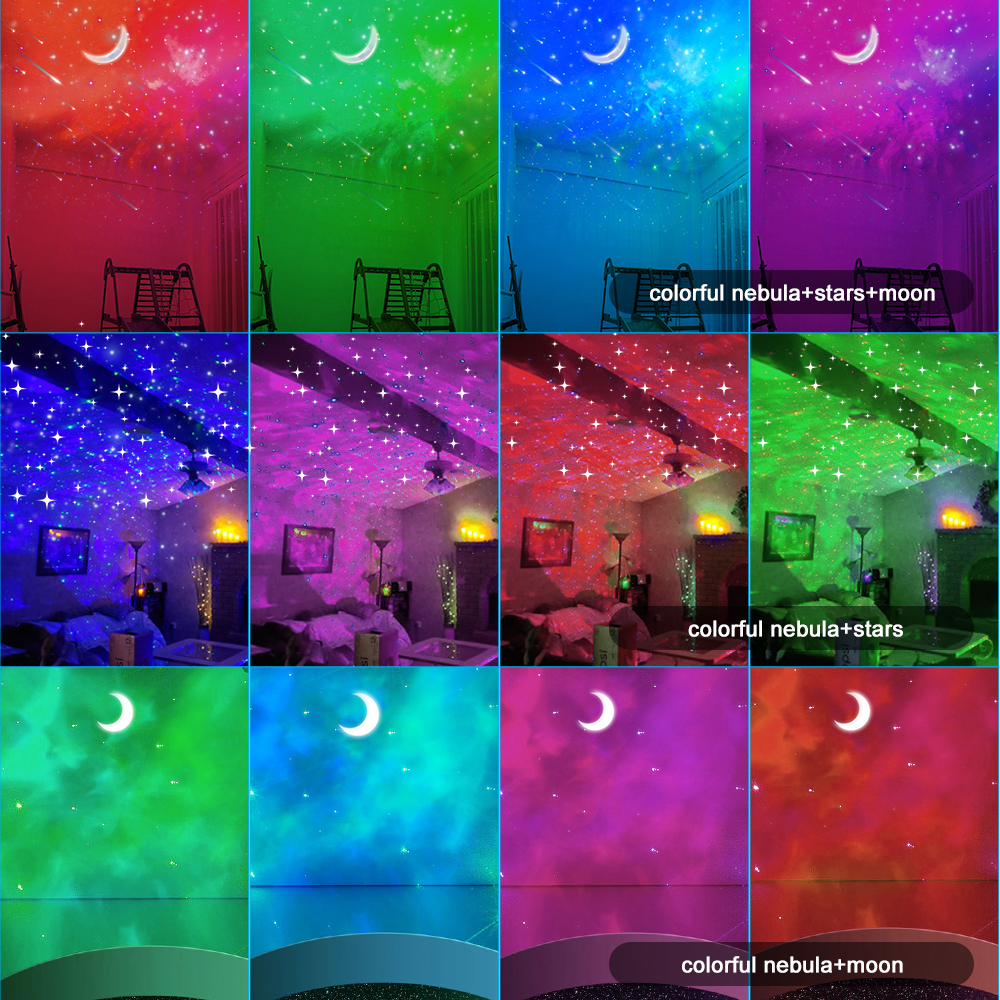 【Gratis Ongkir】Galaxy Star Projector Proyektor Astronot Night Light Astronaut Starry Sky Lamp Home Room Proyektor Astronot Langit Lampu