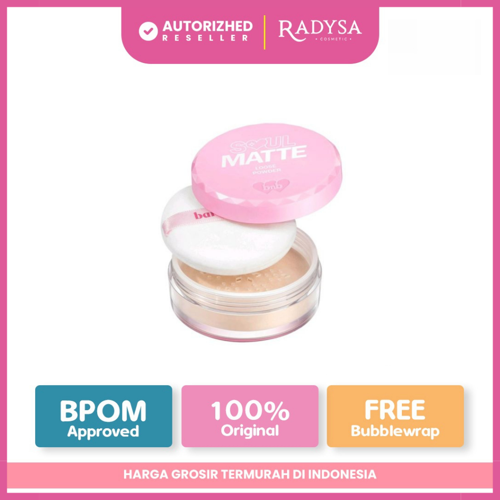 𝐑𝐀𝐃𝐘𝐒𝐀 - BNB Barenbliss Soul-Matte Loose Powder Korea Bedak Tabur