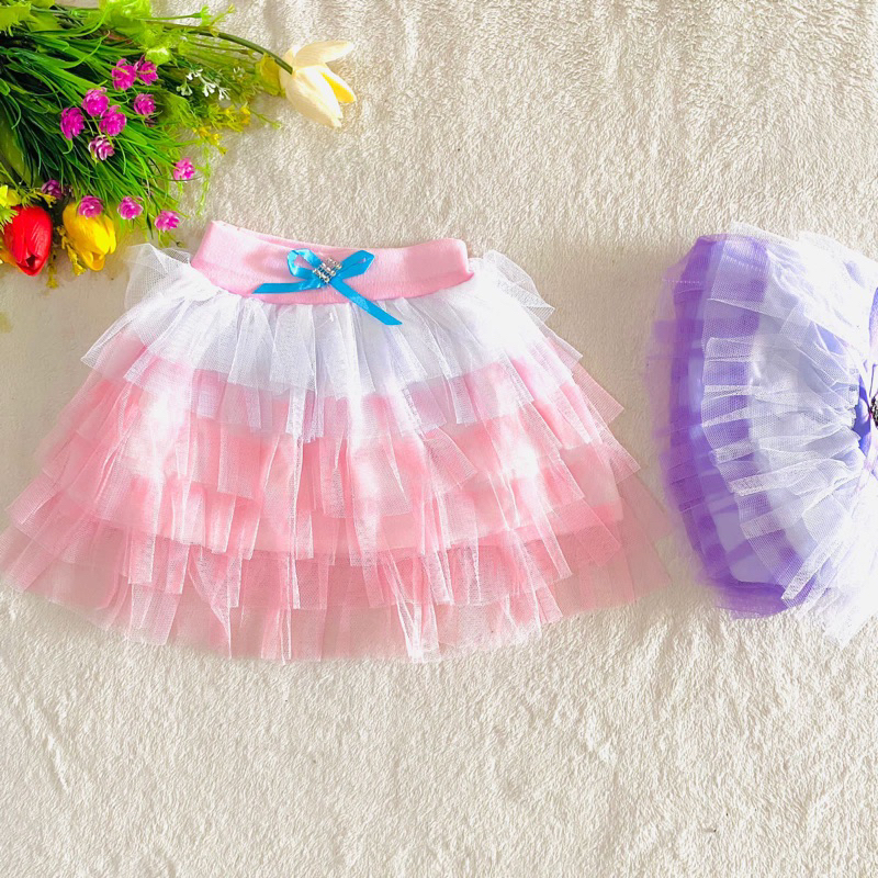 Rok tutu lembut anak 1 2 tahun rok anak cewek perempuan rok pendek tutu ( rok tutu lembut )