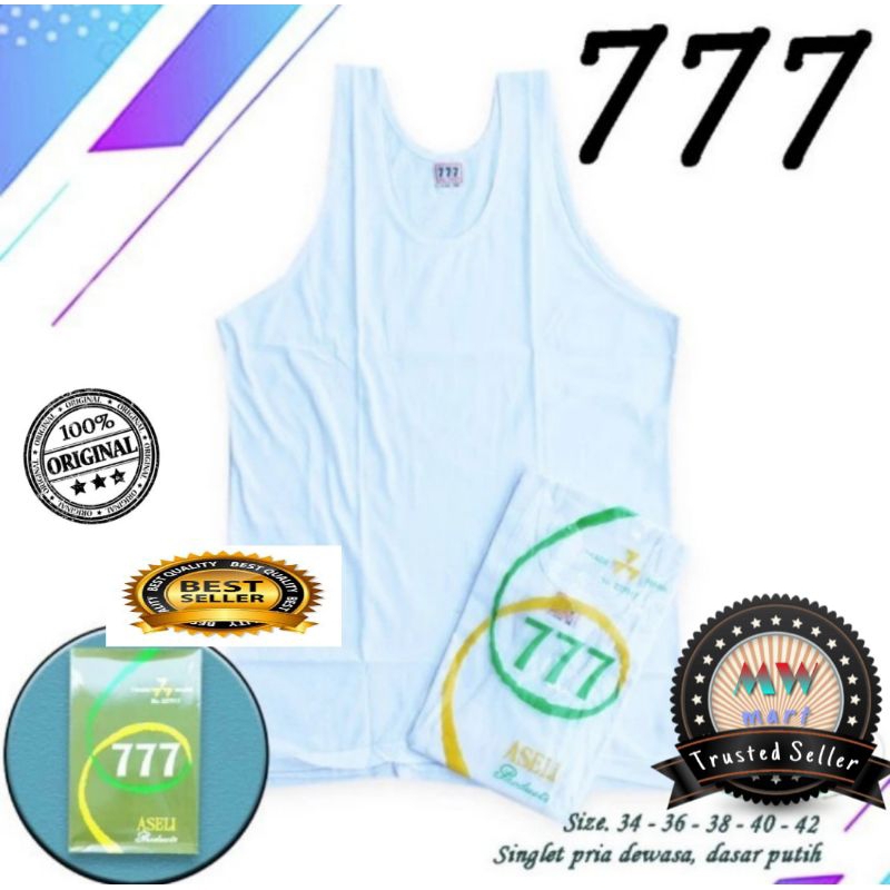 Kaos singlet dalam pria 777 kaos kutang pria