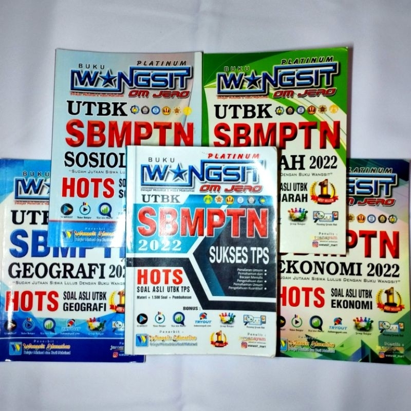 

PRELOVED Buku Wangsit Platinum SBMPTN Soshum 2022