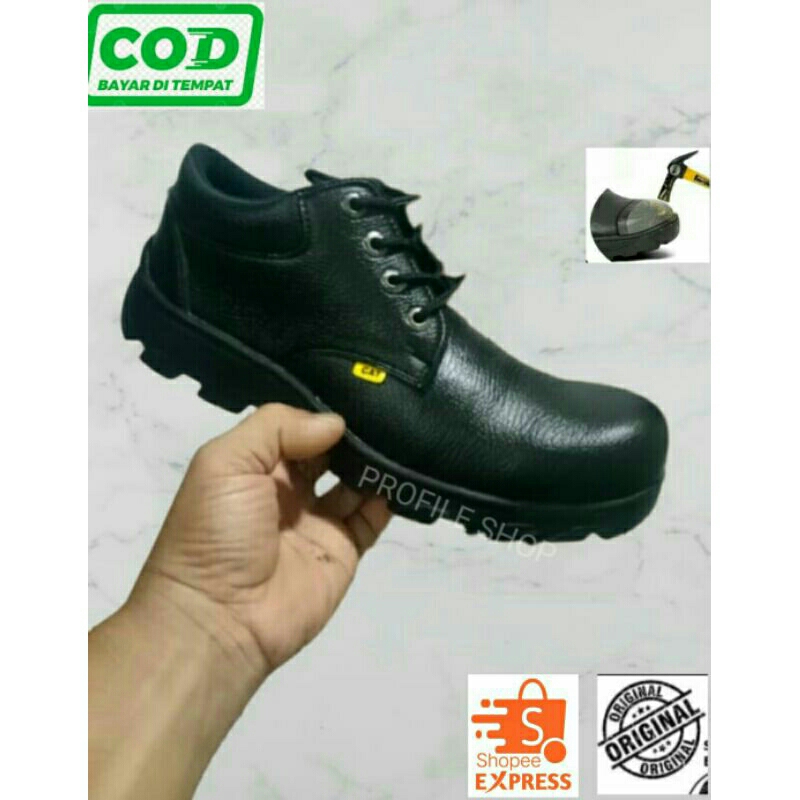 Sepatu Safety Boot Original Sefty Shoes Septy Proyek Cowok Lapangan Ujung  Besi Terbaru