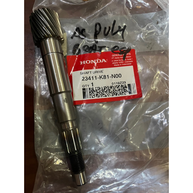 AS PULLY BELAKANG BEAT ESP BEAT STREET BEAT ESP FI KODE K81