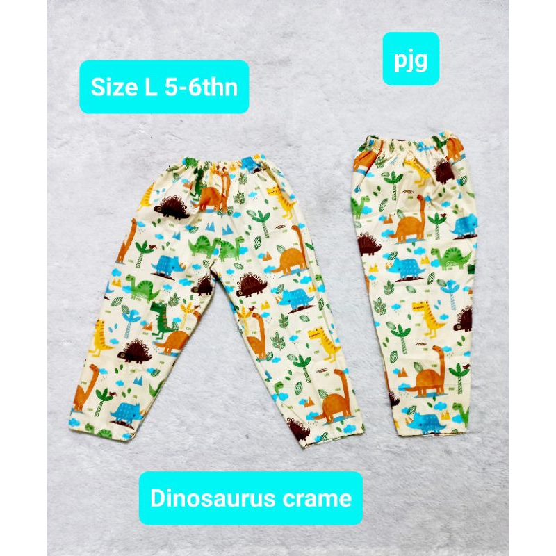 Celana kolor panjang anak  Size L 5-6thn #motif karakter anak. Grosir celana kolor.