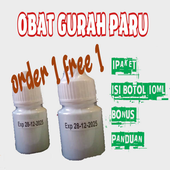 Gurah Tetes Hidung - Ramuan Herbal Gurah paru paru, Gurah asma sesak nafas