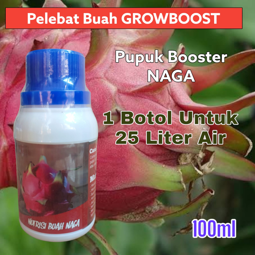 Pupuk Buah Naga Premium Organik GrowBoost Buah Naga 100ml