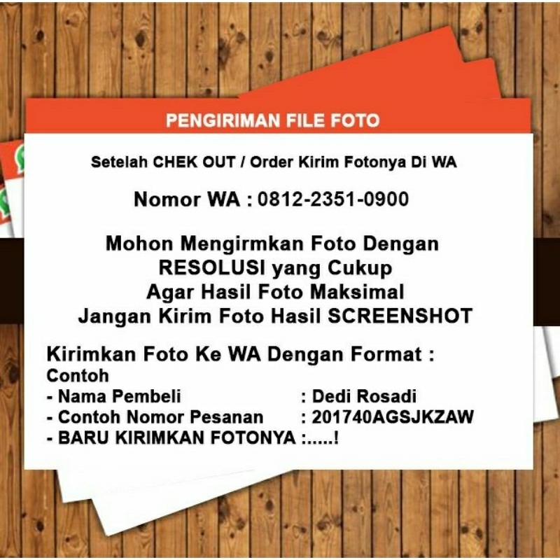 Jam Dinding Custom Foto Suka - Suka Bebas Ukuran 20x20