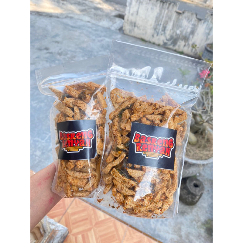 

BASRENG RENYAH DAUN JERUK 250GR / BASRENG PEDAS DAUN JERUK
