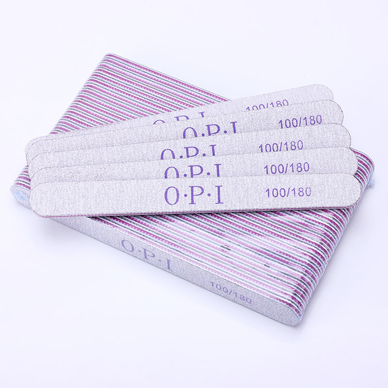 Pengasah Kuku 100/180 O.P.I Nail Grit Kikir Kuku Nail FIle Diamond Kikir / Nail Shaping