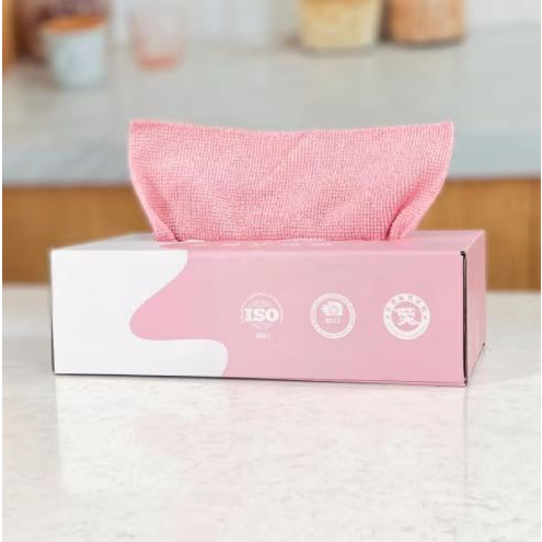 Kain Lap Dapur Meja Piring Anti Minyak Microfiber Kitchen Towel Serbaguna Serap Air Cleaning