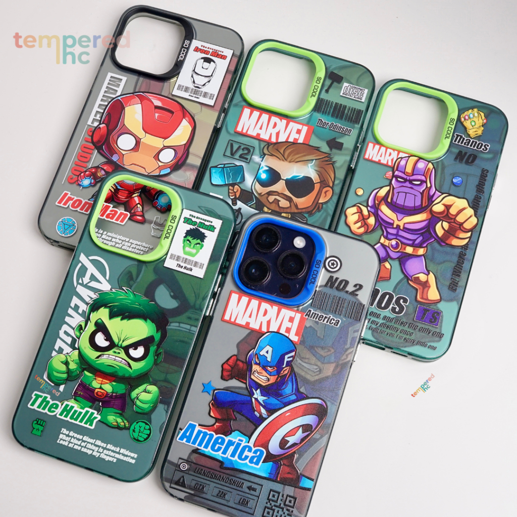 NEW !! Prremium Case Iphone AVENGERS ( Iphone 11 - 14 pro max )