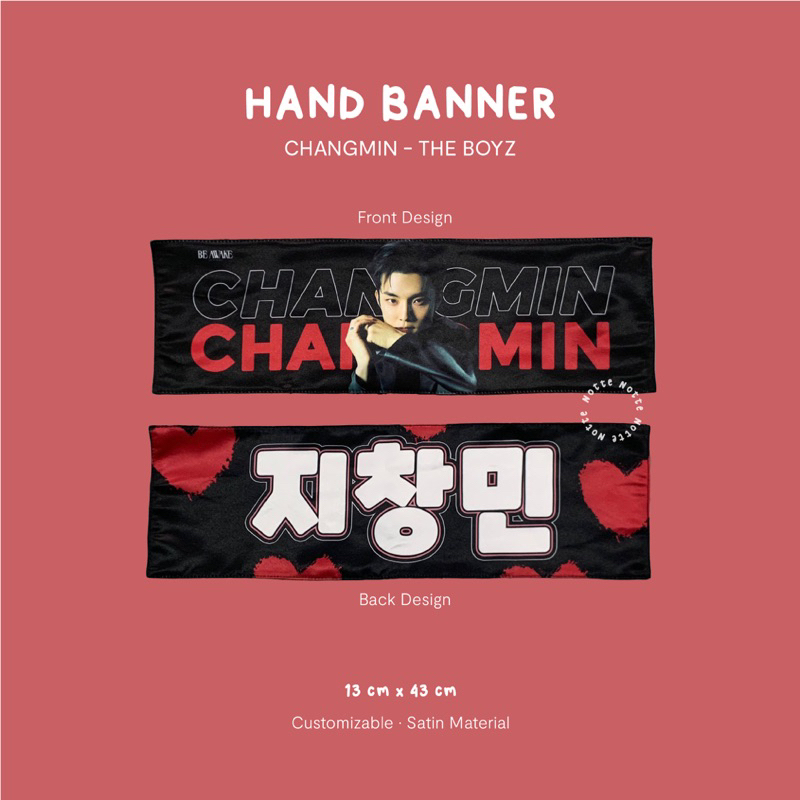 NOTTE - Hand Banner Kpop The Boyz