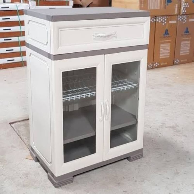 LEMARI DAPUR PLASTIK OKL - OLYMPLAST (KHUSUS MAKASSAR)