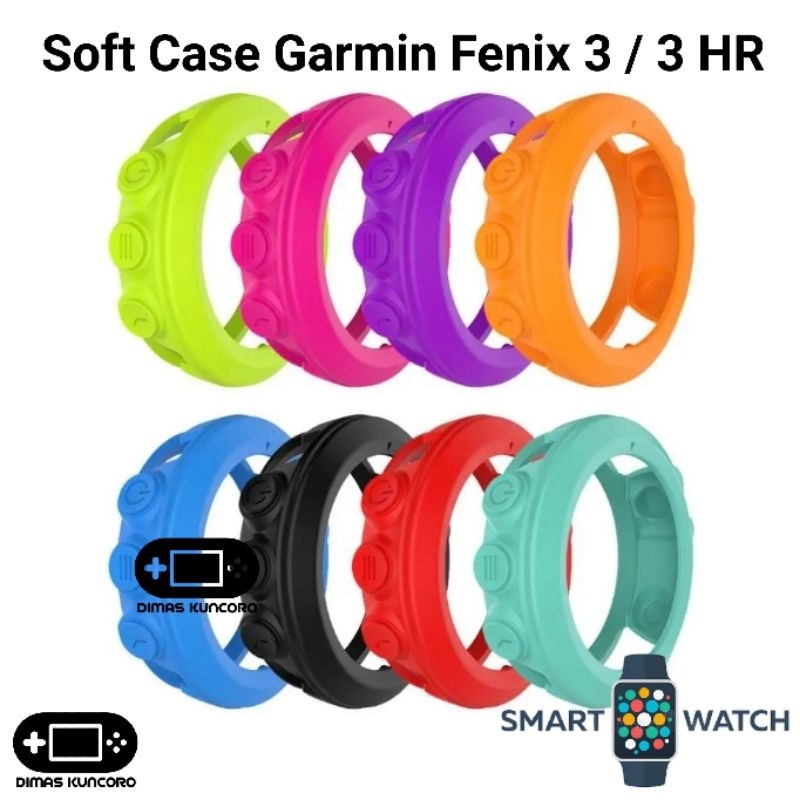 Soft Case Garmin Fenix 3 / 3 HR Silicone Silikon Bumper Quatix Tactix Karet Shell