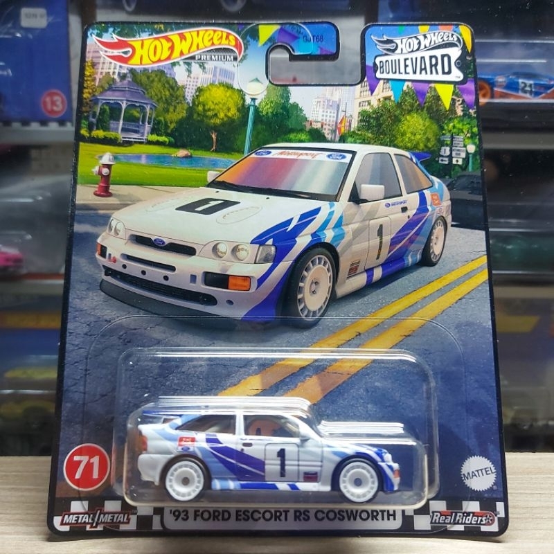 HOT WHEELS 93 FORD ESCORT RS COSWORTH - BOULEVARD - PREMIUM