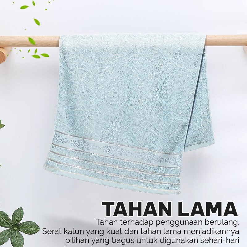 Handuk Mandi Besar Bahan Katun Minimalis Praktis Dan Murah Ukuran 100cm x 50cm - J3B3