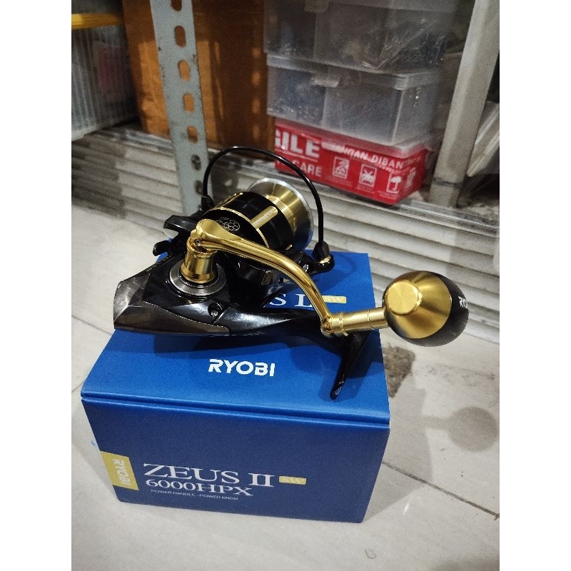 ryobi zeus II hpx sw saltwater pilihan ukuran 6000 6500 8000 power handel