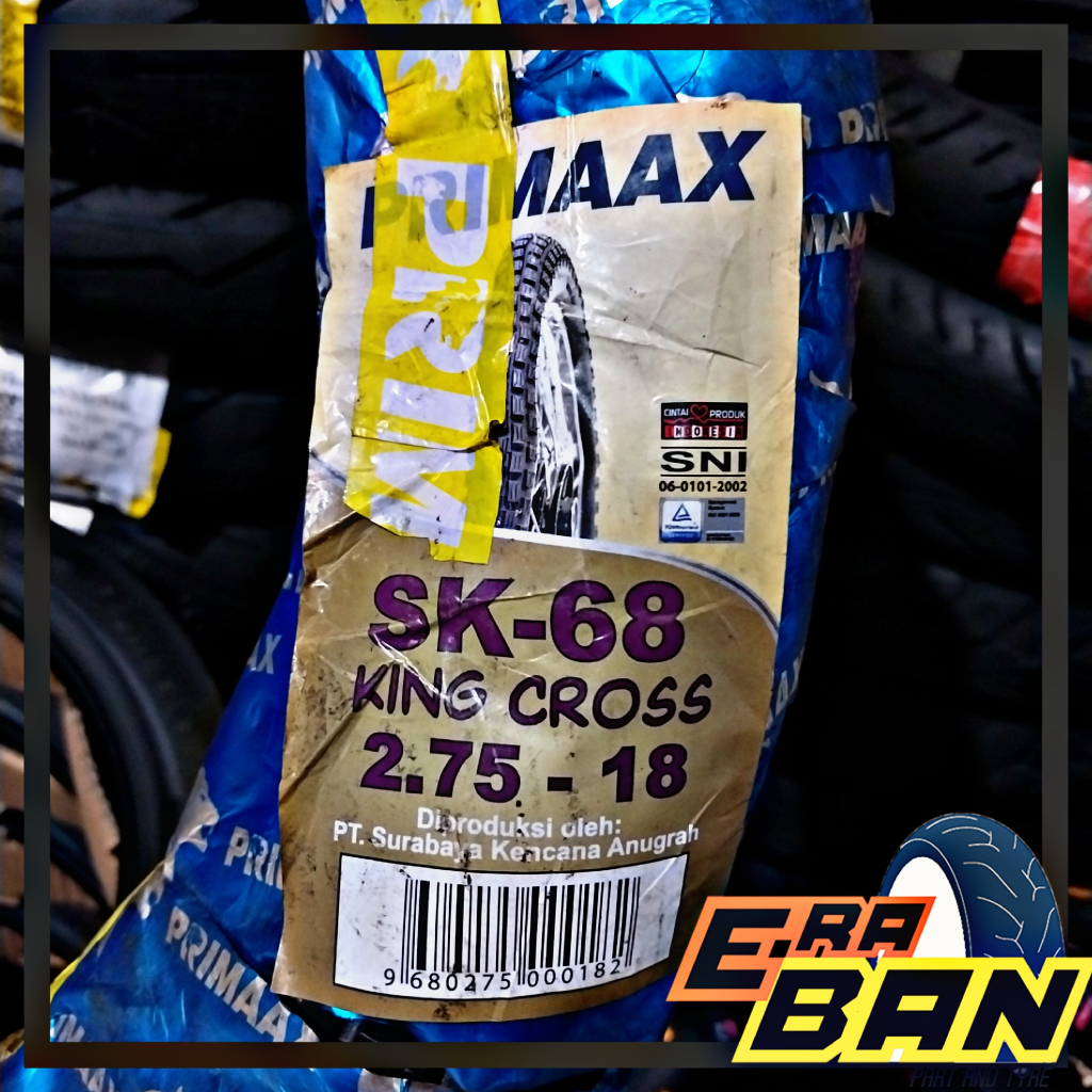 BAN LUAR PRIMAAX SK 68 275 RING 18 TUBETYPE