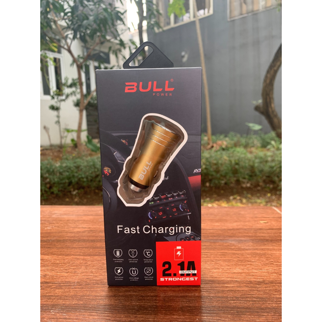 SAVER BULL BESI / CHARGER MOBIL / CAR CHARGER BRAND BULL FAST CHARGING