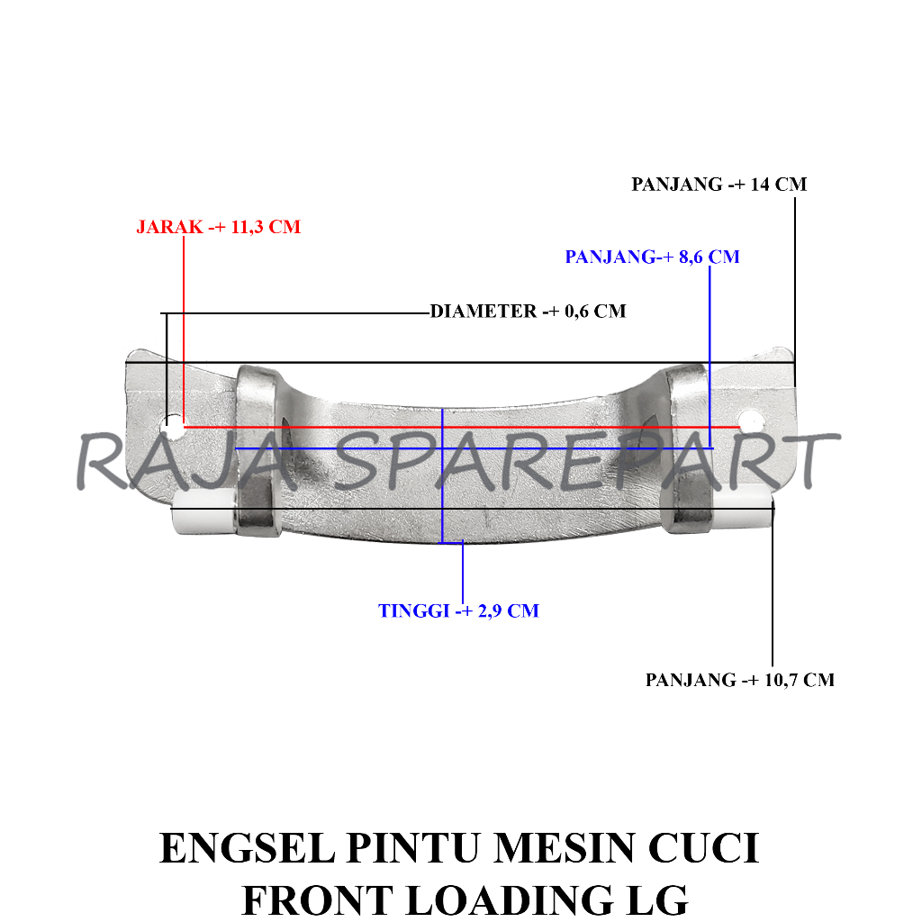 Engsel Pintu Mesin Cuci LG Front Loading