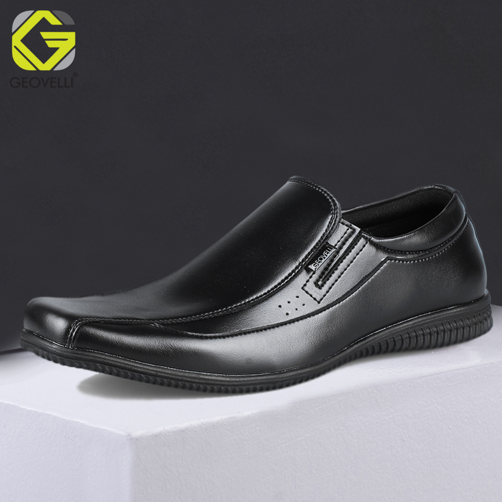 Ready Stok | Sepatu Pantofel Kasual Sepatu Formal Pria Sepatu Pria Brand Geovelli Original