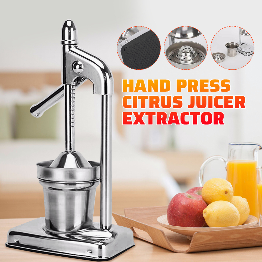 Alat Pemeras Jeruk Press Manual Silver Peras Jus Buah Stainless Juicer Wojia