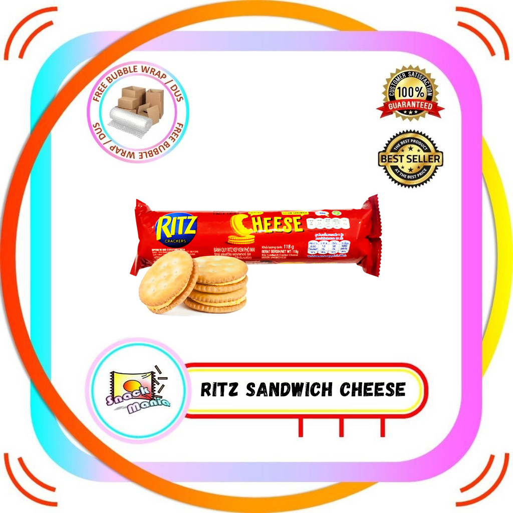 

Ritz Sandwich Cheese Krim Keju Crackers Biscuit 118 gr Biskuit Krekers