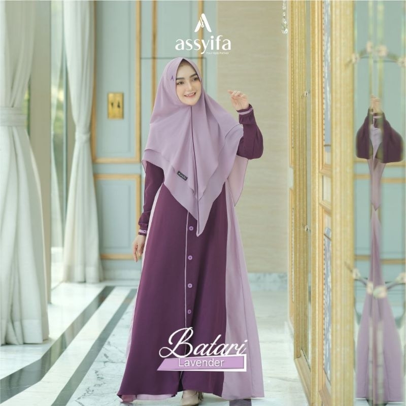 Gamis set Khimar Batari by Assyifa