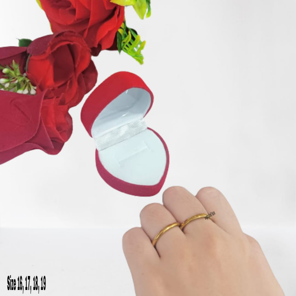 Cincin Couple Logam Tren Kekinian Buat Pasangan Elegan Anti Karat Anti Luntur