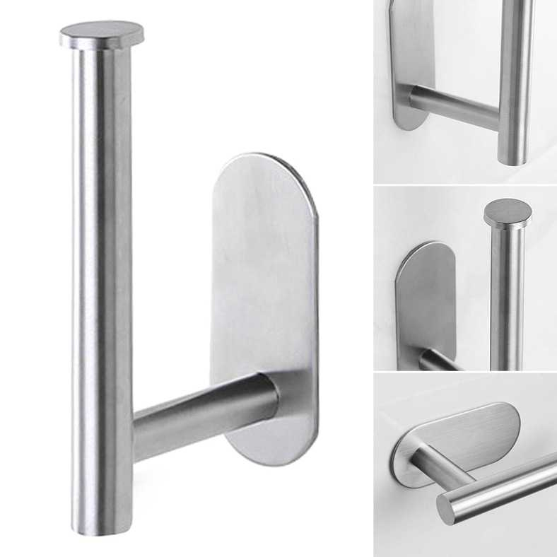 Gantungan tempat tisu toilet  dispenser tisu gantung simple toilet paper holder stainless steel