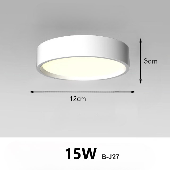 Lampu Plafon LED Ceiling Light Bright and Soft Natural White 15W - B-J27 - White