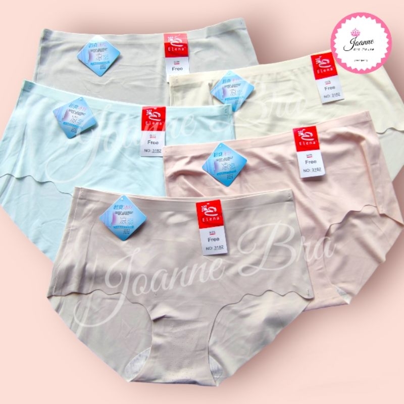 Elena Celana Dalam Seamless Tanpa Jahitan High Waist E 3182 - CD Wanita Super Lembut Nyaman Dingin F