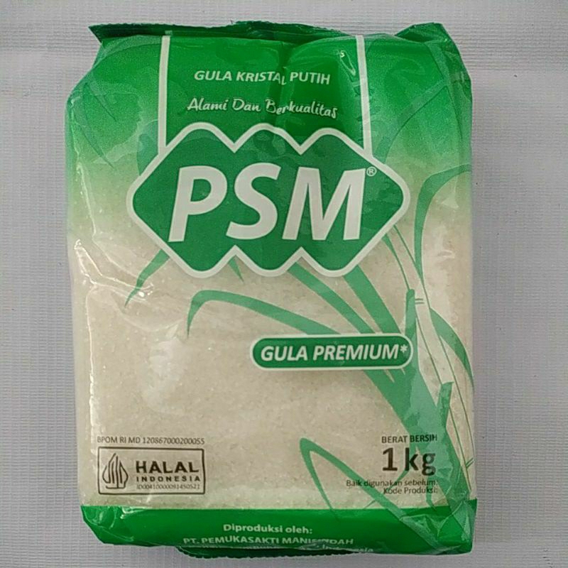 

PSM 1kg, gula kristal putih premium