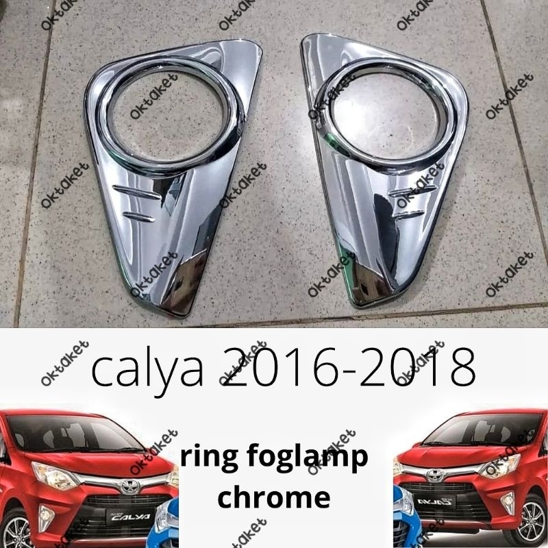 Ring foglamp Calya 2016 2017 2018 chrome jsl