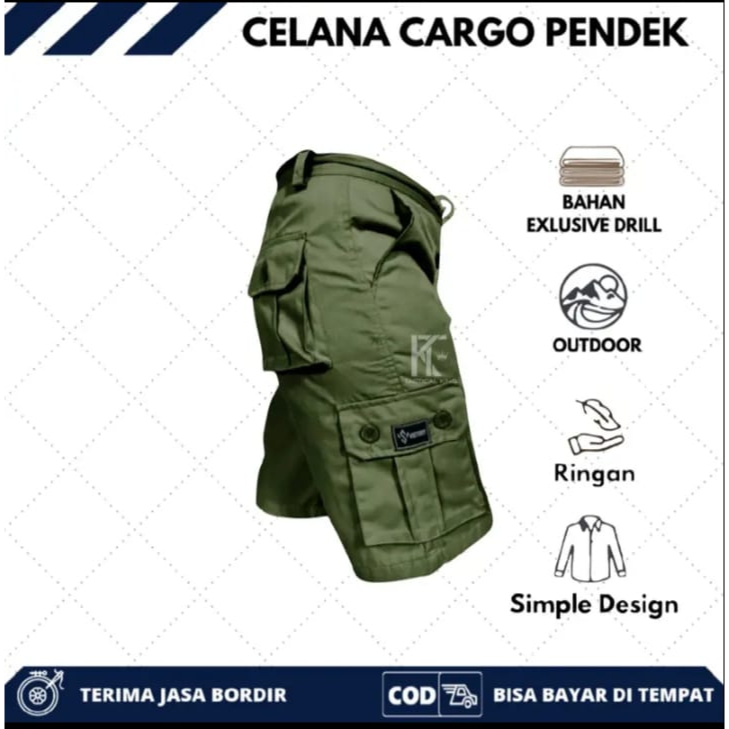 Celana Cargo Pendek / Celana Pendek Pria / Celana Outdoor